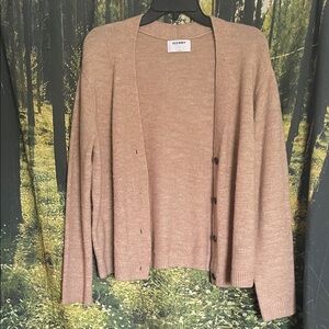Tan Cardigan Sweater